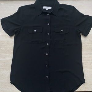 LOFT Black Blouse